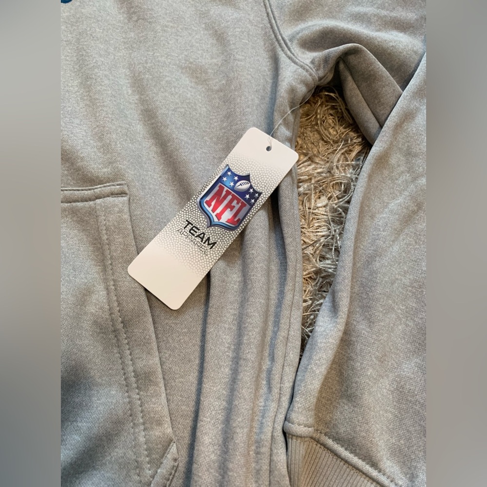 NFL Detroit Lions Silver women’s Hoodie sz L NWT - Picture 6 of 10